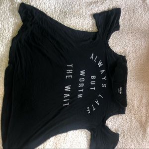 Cold shoulder top